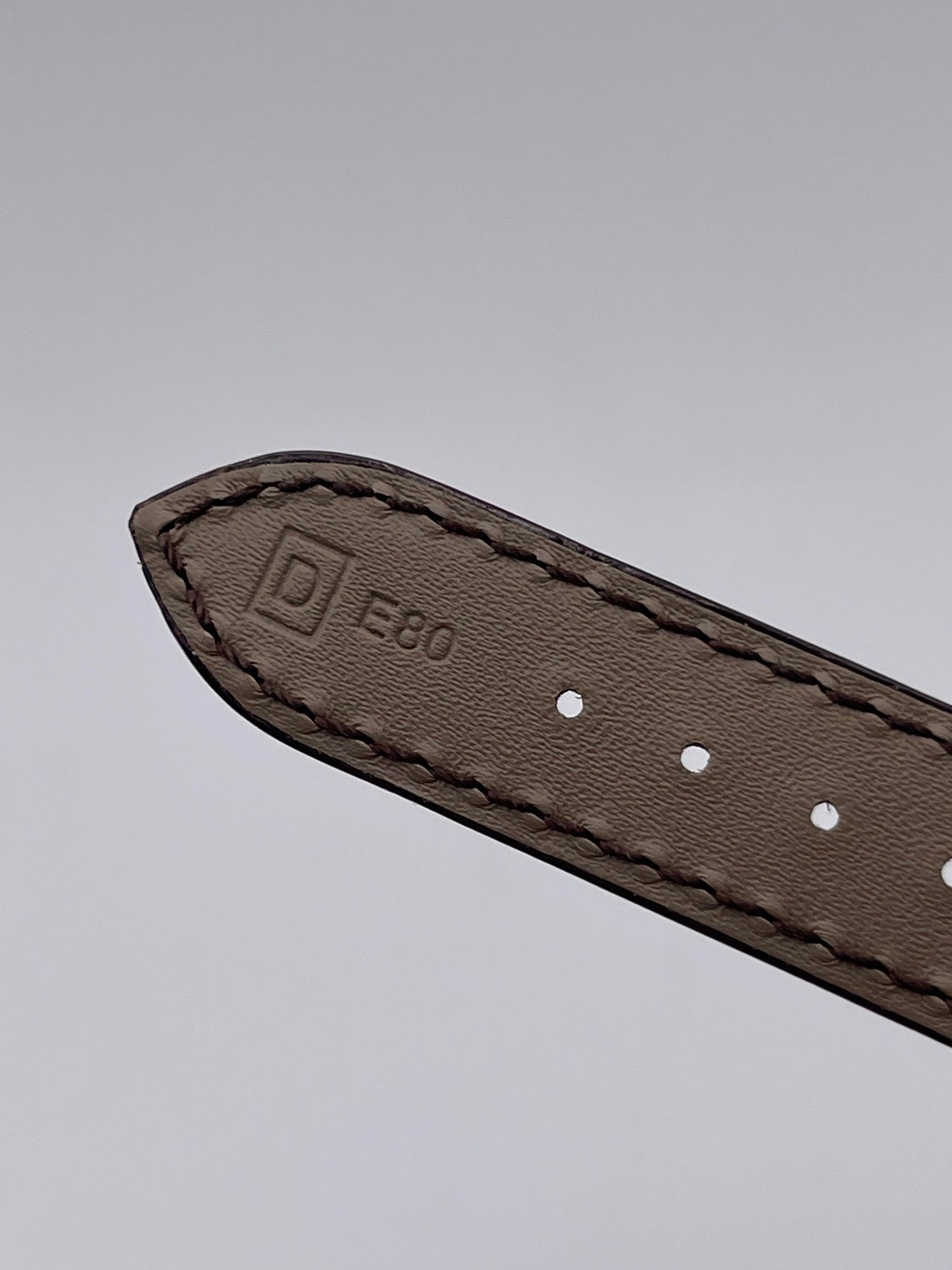 Patek Philippe cinturino alligatore marrone brown alligator strap 21/16mm