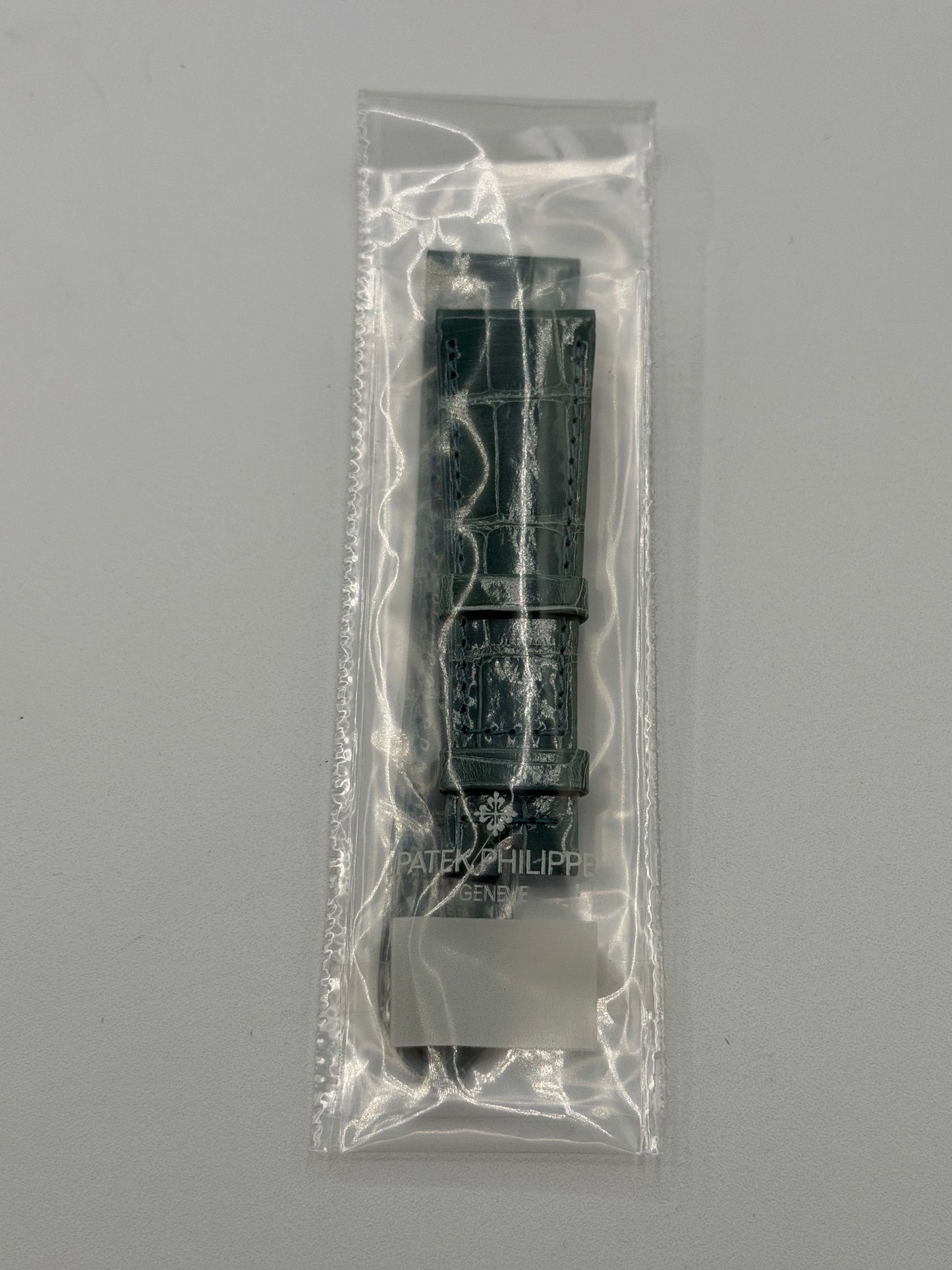 Patek Philippe cinturino alligatore verde turchese alligator strap 21/16mm