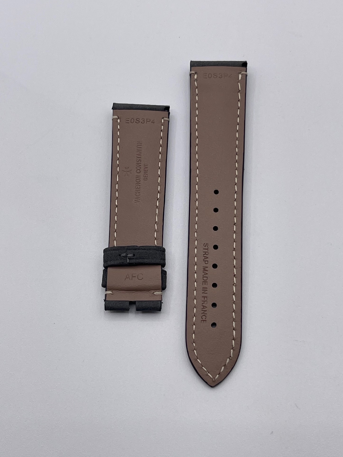 Vacheron Constantin Fiftysix cinturino pelle grigio grey strap 20/18 mm
