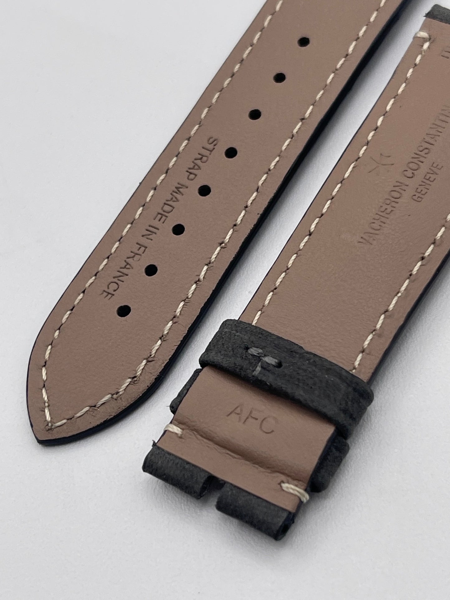 Vacheron Constantin Fiftysix cinturino pelle grigio grey strap 20/18 mm