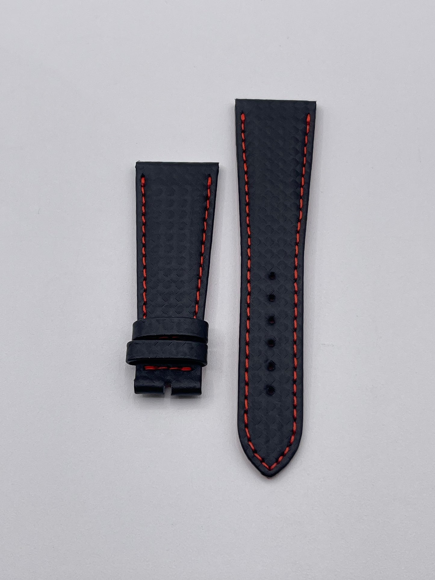 Patek Philippe Calatrava 6007G-010 cinturino pelle techno leather strap 22/16mm
