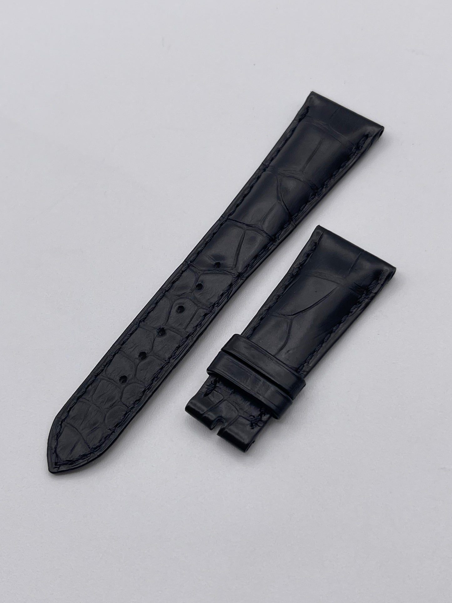 Patek Philippe cinturino alligatore nero black alligator strap 21/16mm