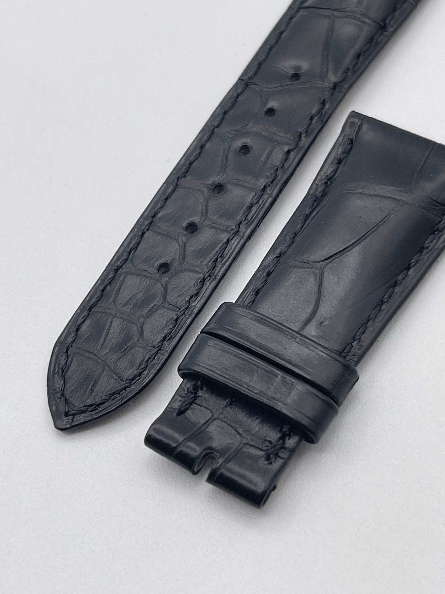 Patek Philippe cinturino alligatore nero black alligator strap 21/16mm