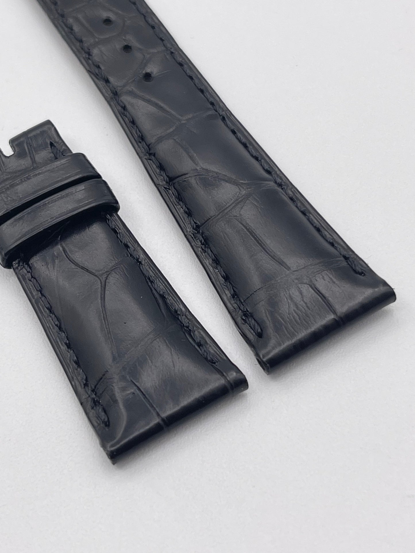 Patek Philippe cinturino alligatore nero black alligator strap 21/16mm