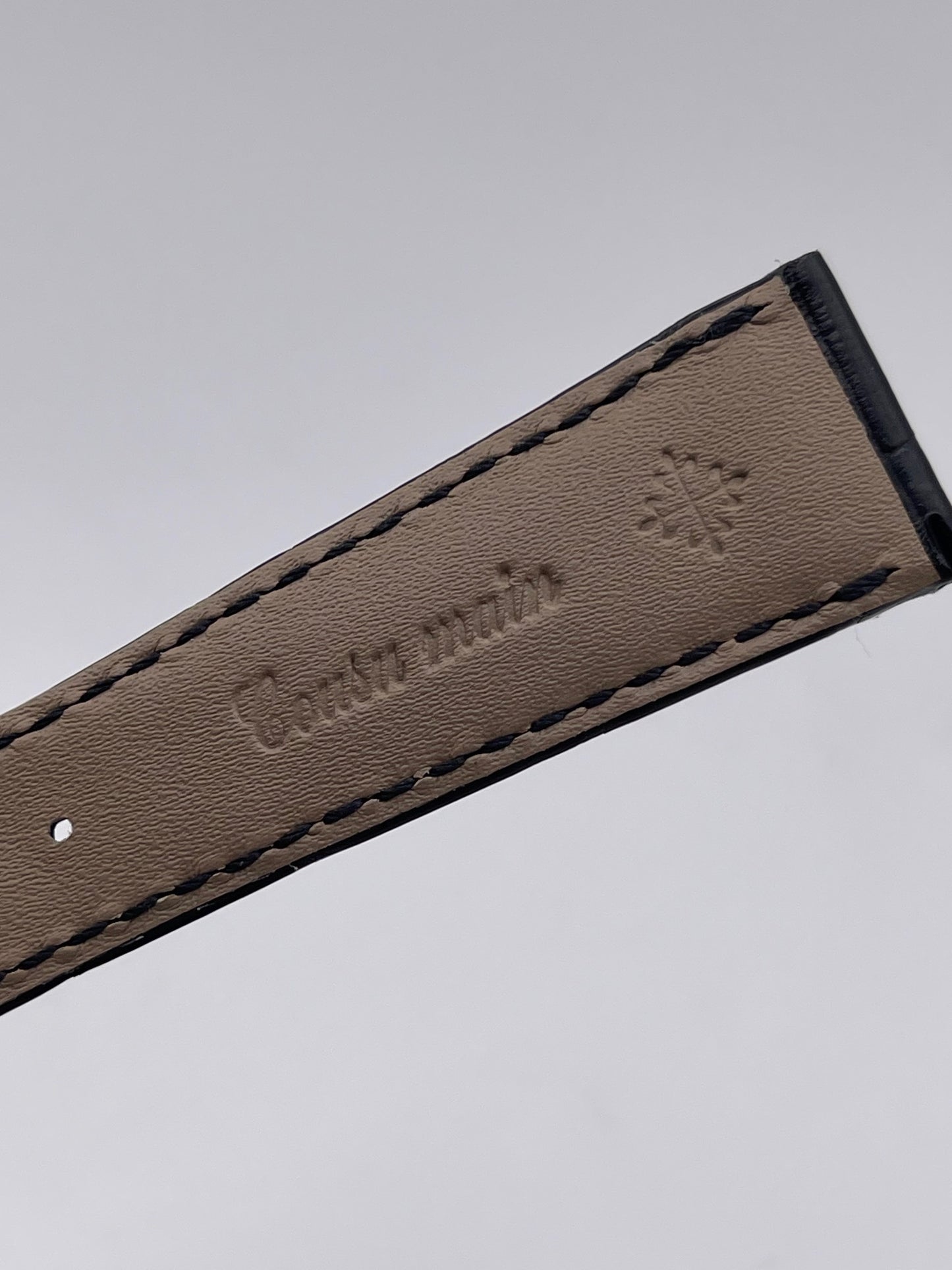 Patek Philippe cinturino alligatore nero black alligator strap 21/16mm
