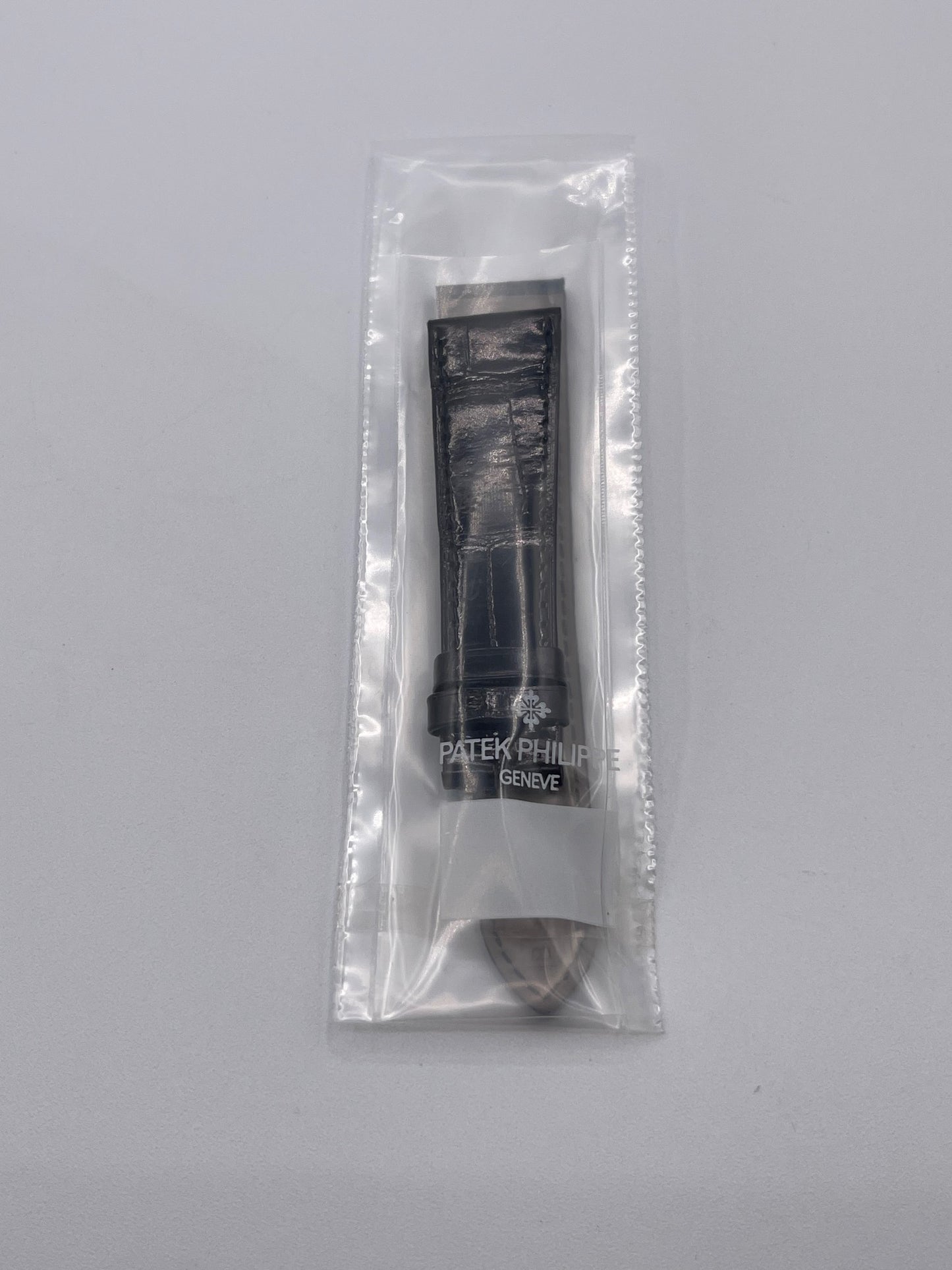 Patek Philippe cinturino alligatore nero black alligator strap 20/16mm