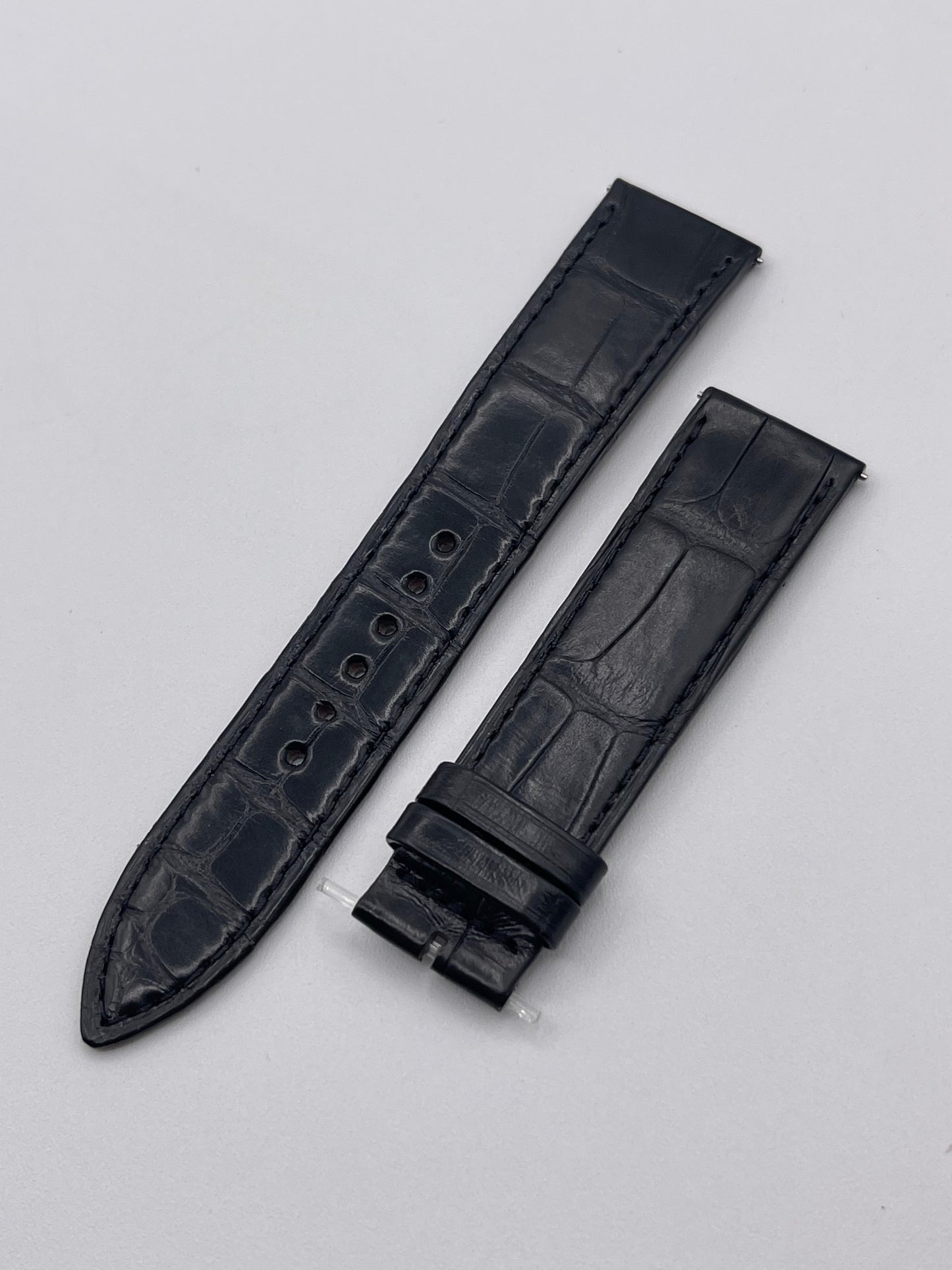 Jaeger Le-Coultre Reverso cinturino watch strap alligatore nero black 20/18mm