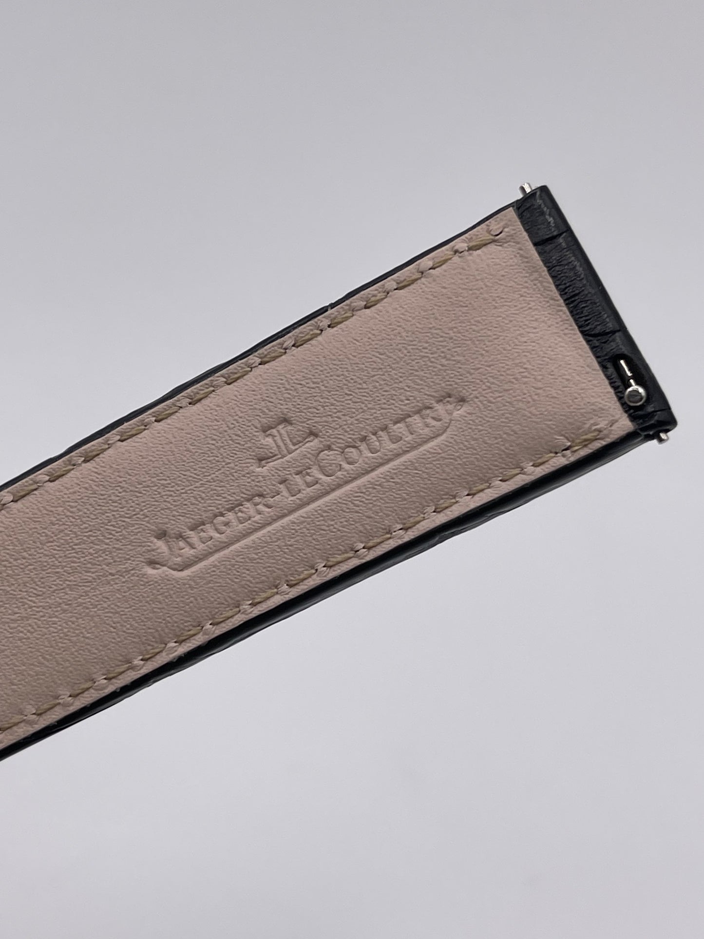 Jaeger Le-Coultre Reverso cinturino watch strap alligatore nero black 20/18mm