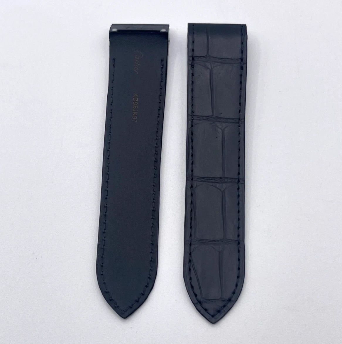Cartier Santos 100GM cinturino alligatore nero black KD95JK97 23/21mm