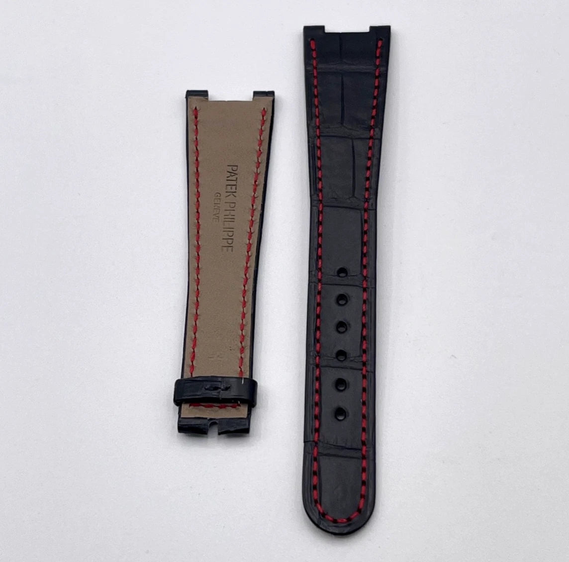 Patek Philippe Golden Ellipse cinturino alligatore black alligator strap 21/15mm
