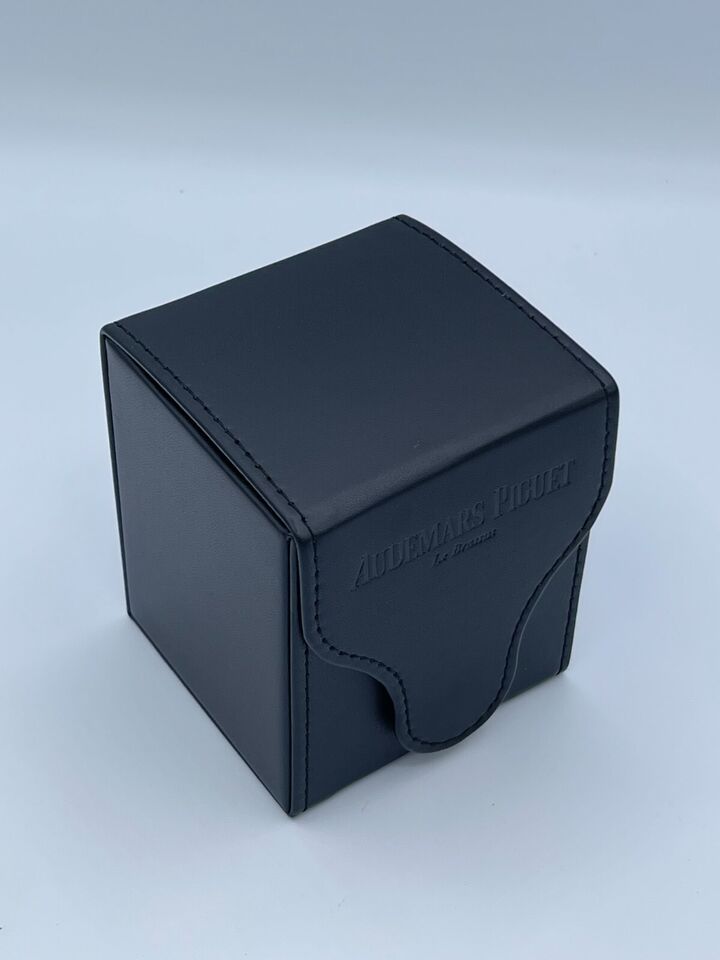 Audemars Piguet box viaggio ap travel box royal oak pelle nera originale new