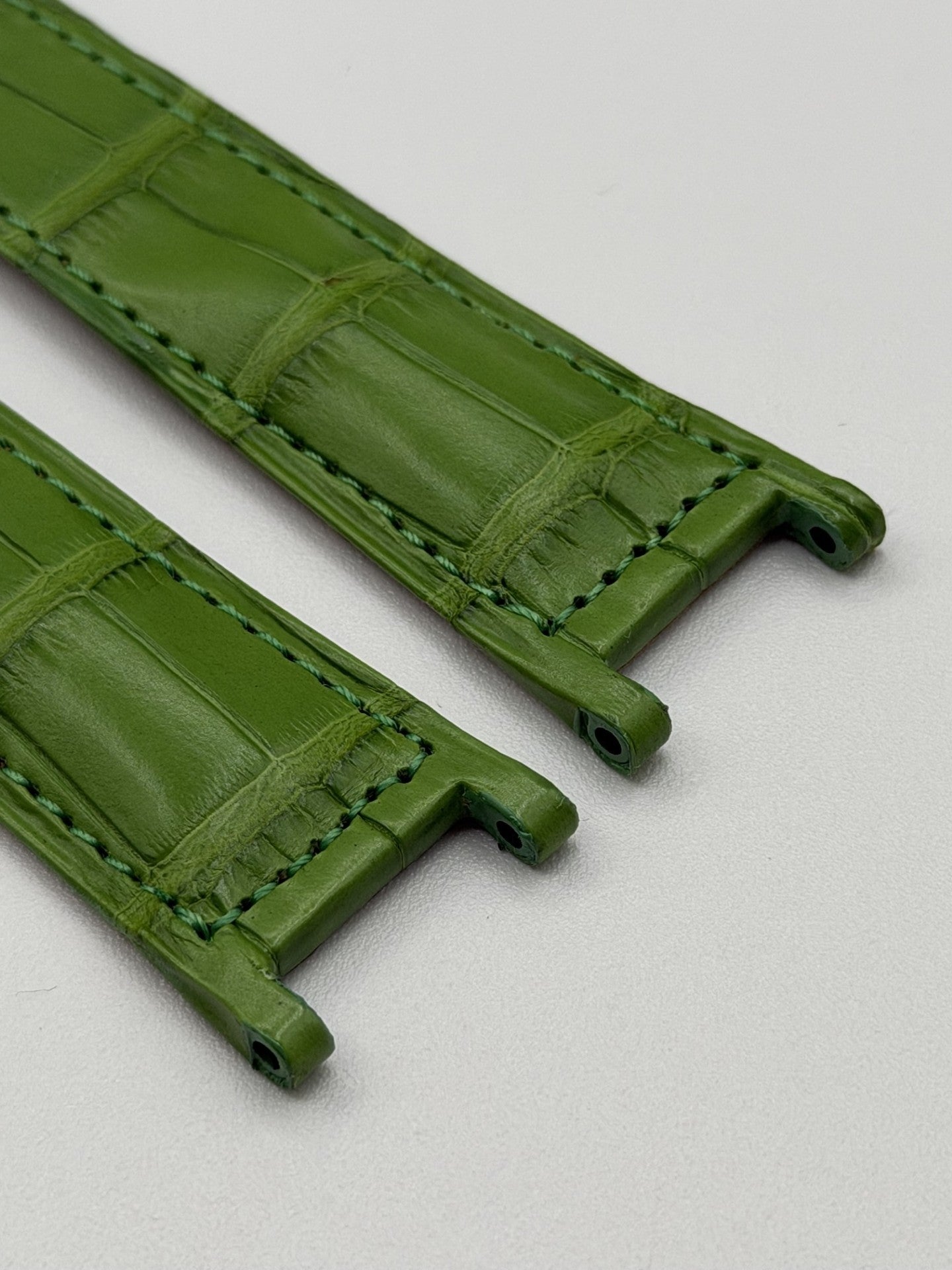 Cartier Pasha cinturino orologio pelle alligatore verde KD1HSM01 21/18mm