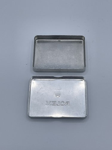 Rolex scatola porta ricambi orologio watch spare parts dials box metallo L