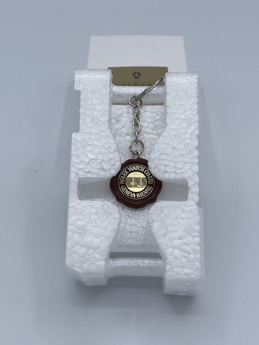 Rolex portachiavi keychain sigillo original seal marrone + scatola box service