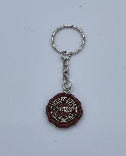 Rolex portachiavi keychain sigillo original seal marrone + scatola box service