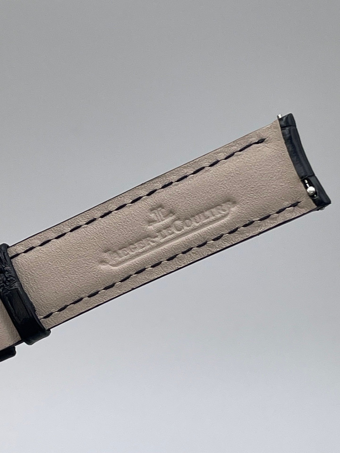 Jaeger Le-Coultre Master Ultra Thin 36 watch strap alligatore nero black 17/16mm