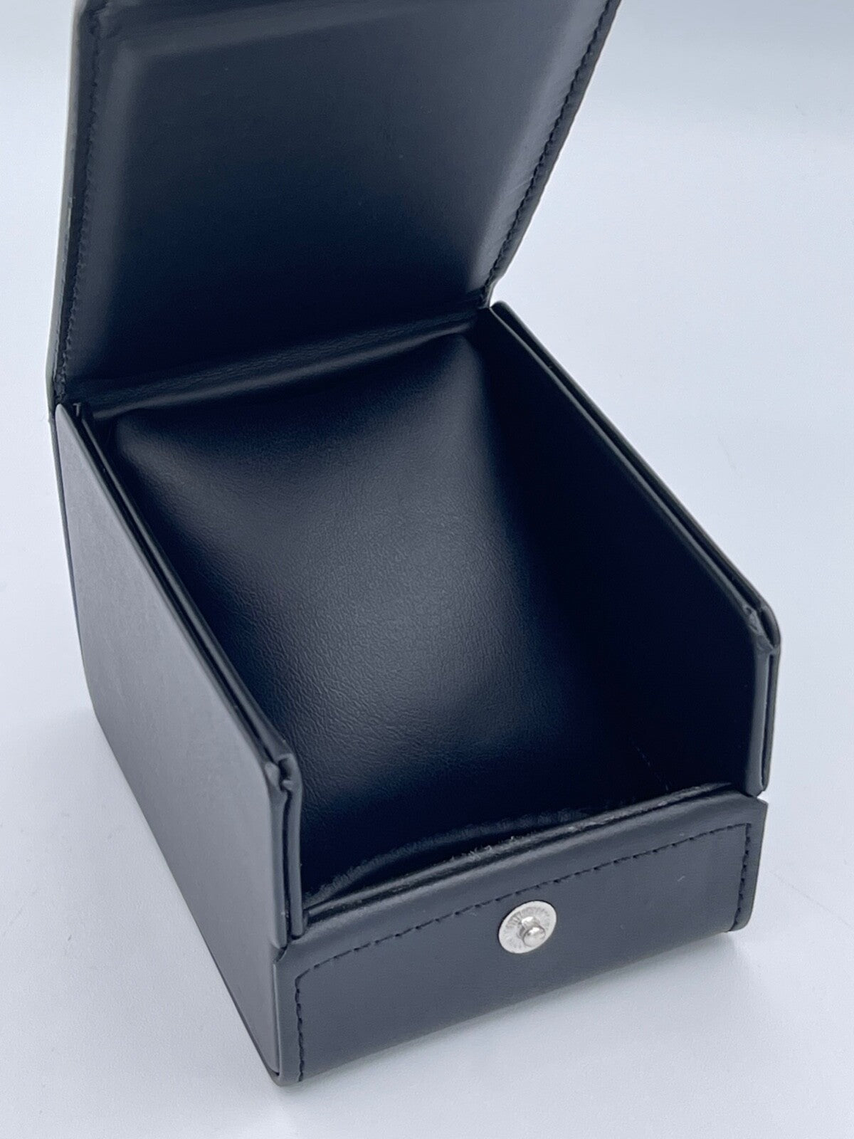 Baume & Mercier scatola da viaggio orologio watch travel box pelle nera