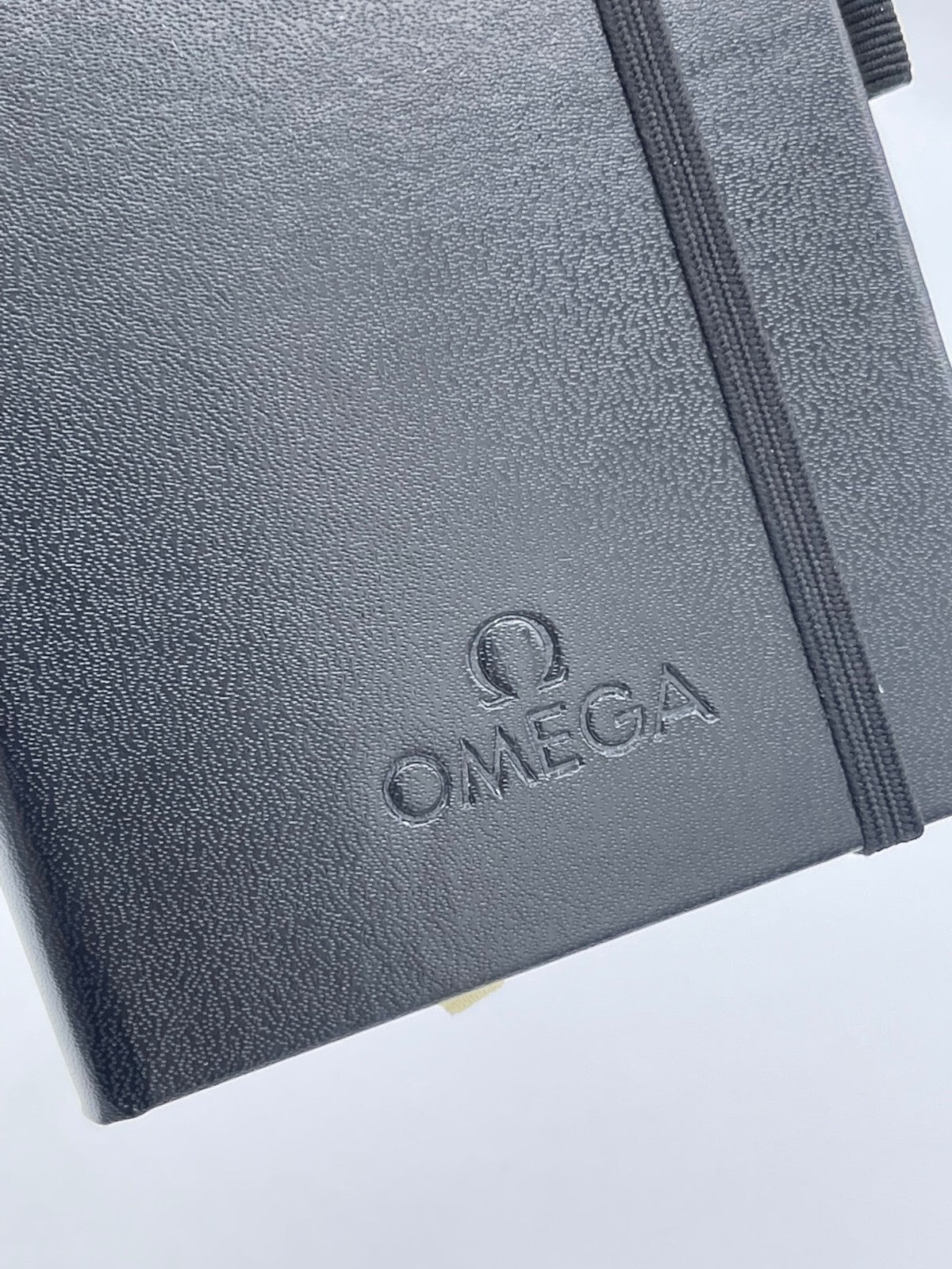 Omega agenda rubrica pelle nera black gadget ufficiale