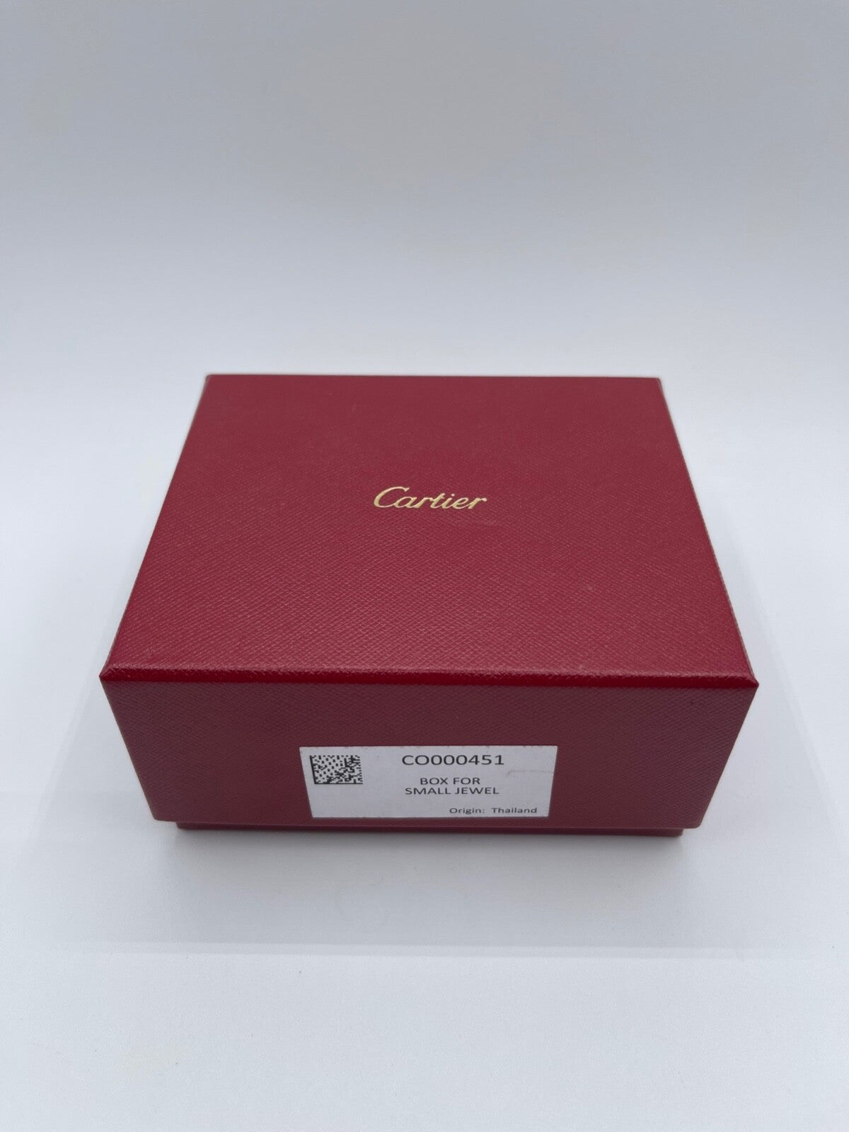 Cartier scatola presentazione anelli box for rings / pendant ref. CRCO000451