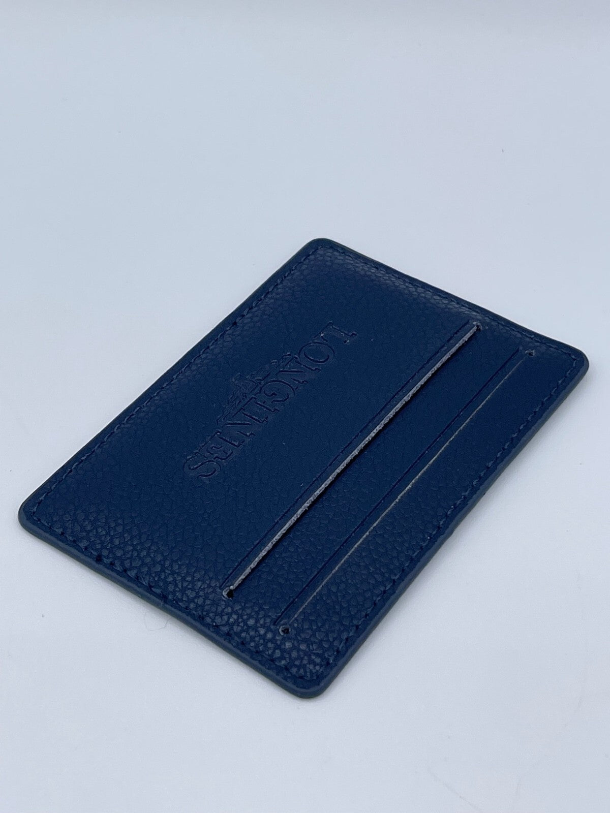 Longines porta garanzia porta carte warranty holder wallet pelle blu originale