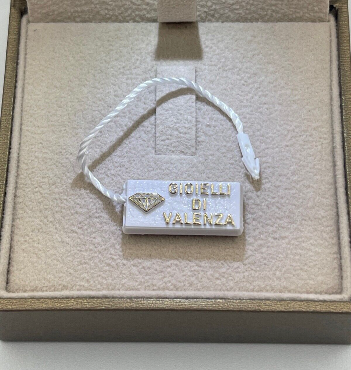 Set scatola anello / orecchini ring /earrings + certificato + price tag gioielli