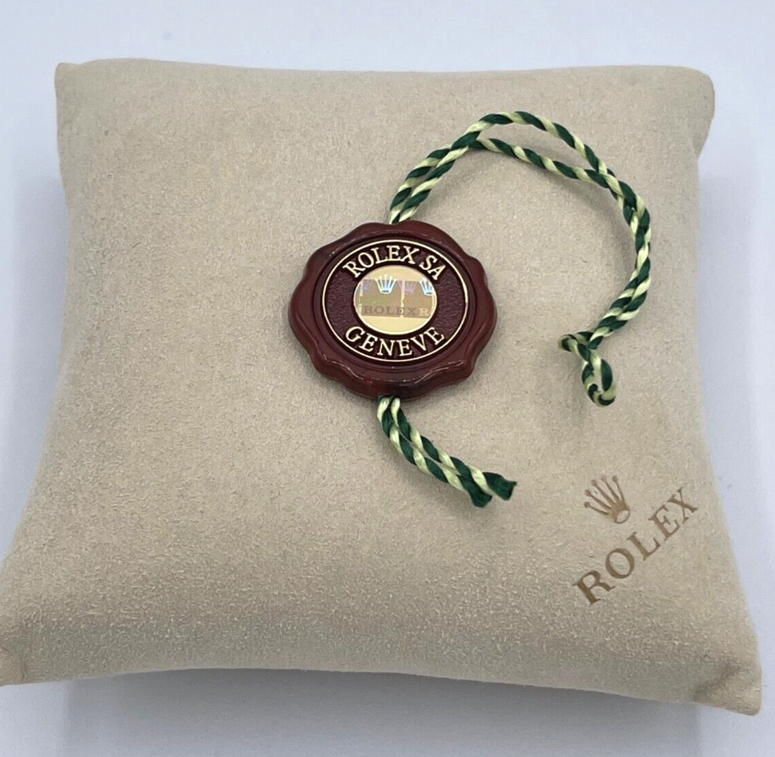 Rolex tag sigillo seal in ceralacca "Rolex Geneve" originale