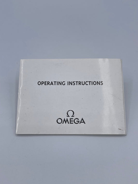 Omega libretto booklet "operating instructions" 1998