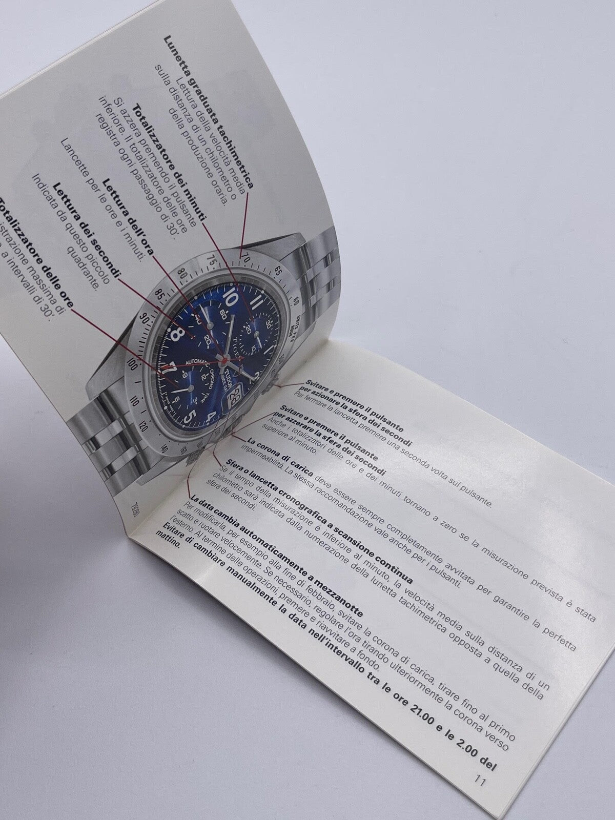 Tudor Prince Submariner Monarch libretto orologio italiano ( 1994 - 2002 )