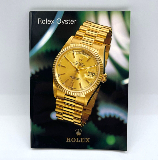 Rolex Oyster libretto orologio watch booklet anno 1999 italiano