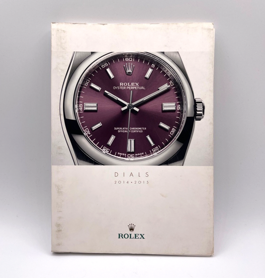 Rolex catalogo quadranti dials catalogue book 2014/15