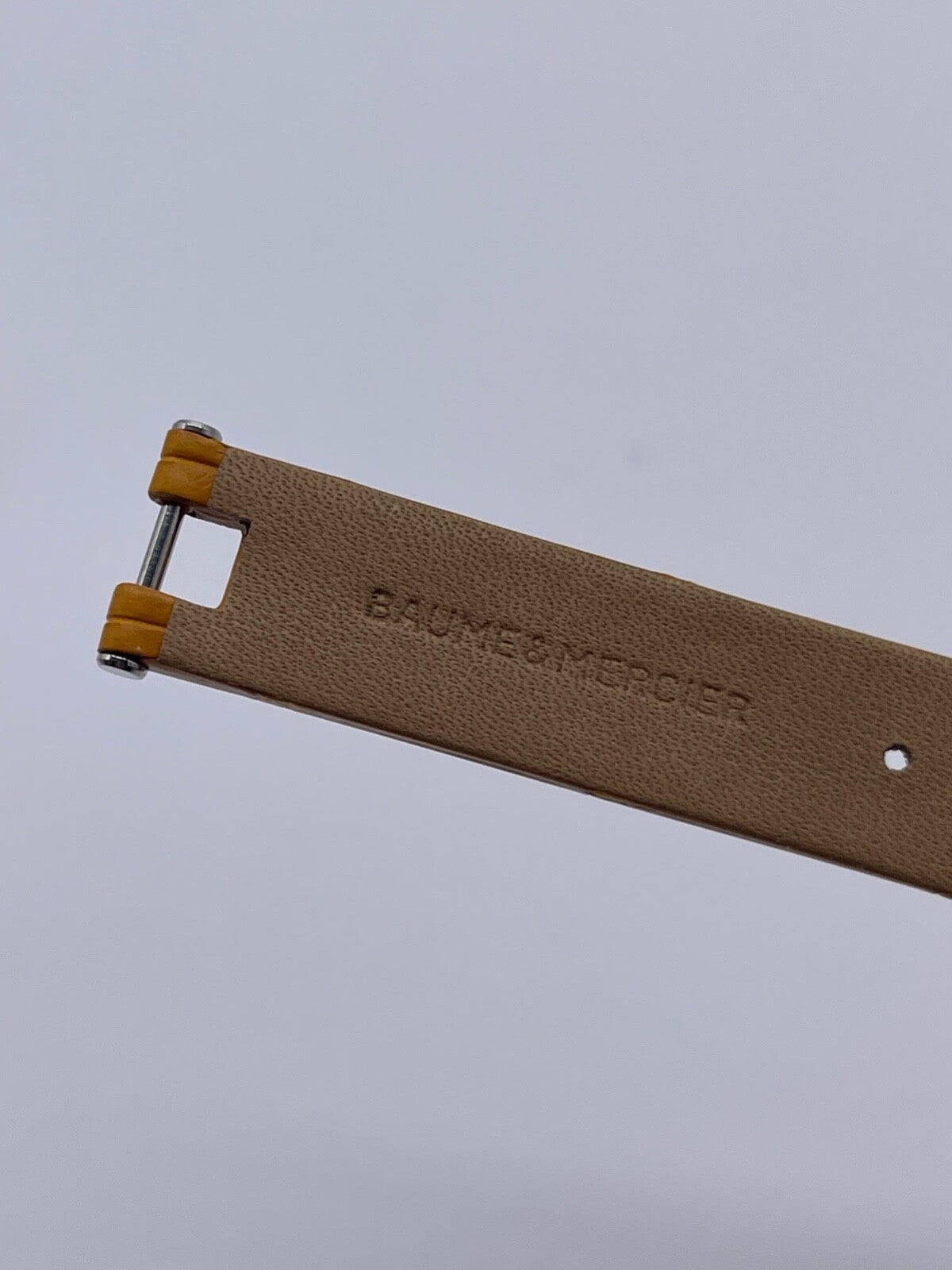 Baume & Mercier Classima cinturino orologio strap pelle + fibbia buckle 14mm