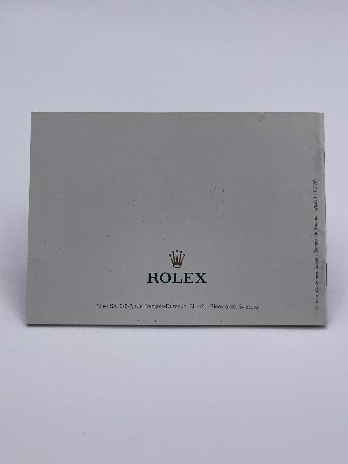 Rolex libretto corredo orologio "il vostro Rolex Oyster" italiano 1980 - 2008