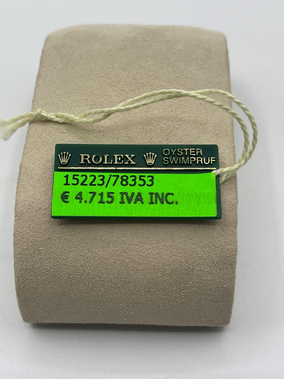 Rolex Submariner Datejust Gmt Yacht Master Oyster cartellino prezzo price tag