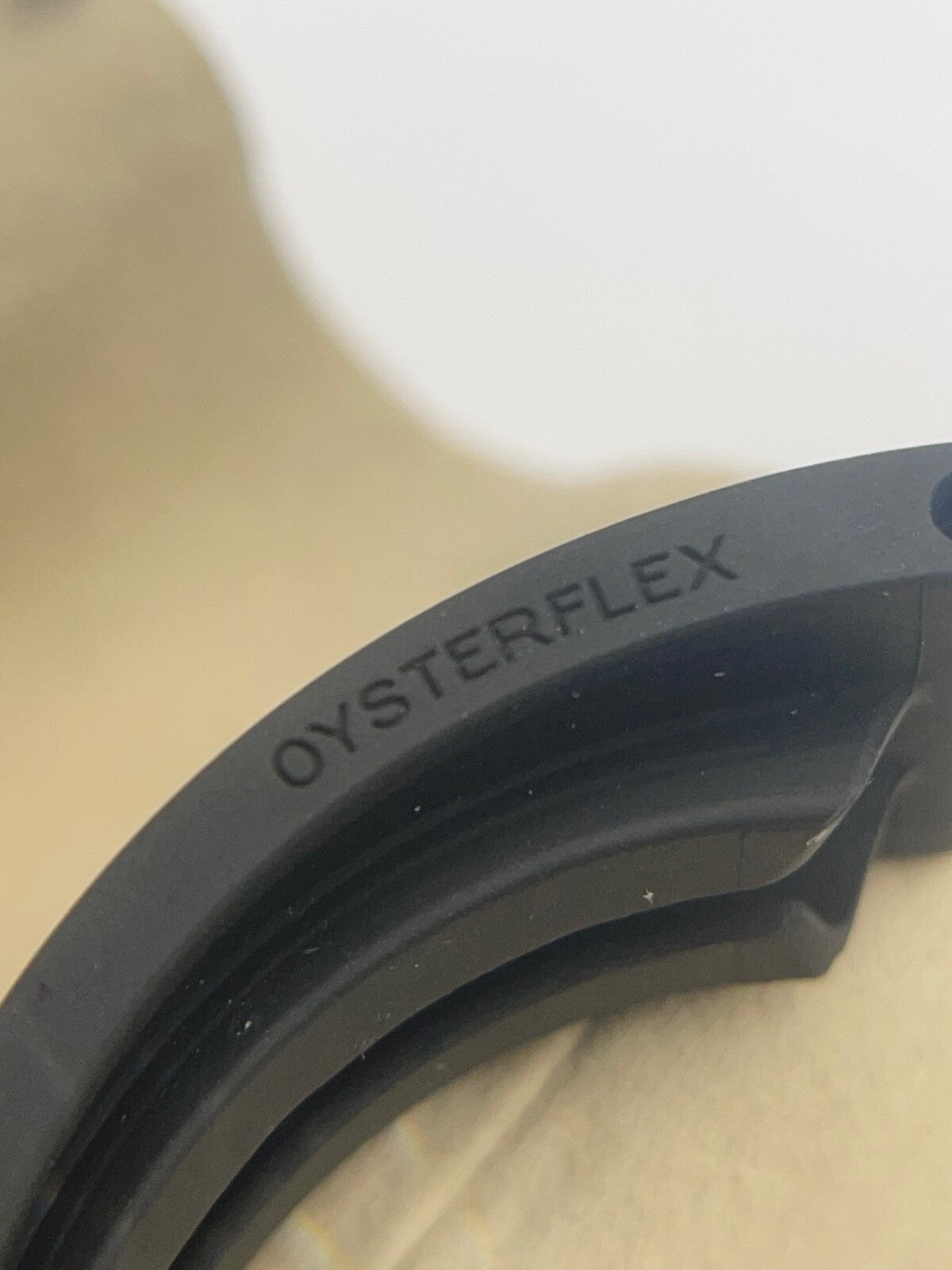 Rolex Yacht Master 37 cinturino orologio gomma oysterflex strap 350557 E-F