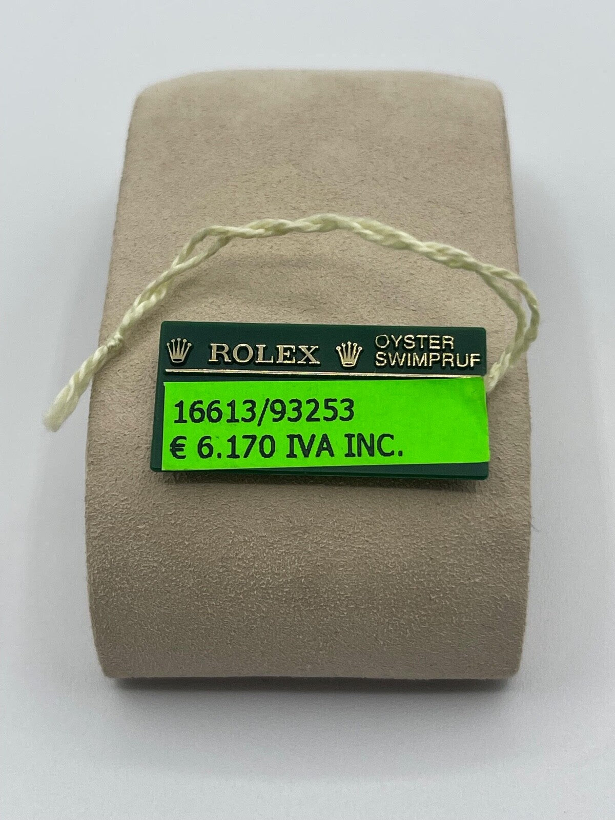 Rolex Submariner Datejust Gmt Yacht Master Oyster cartellino prezzo price tag