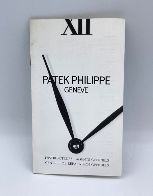 Patek Philippe libretto concessionari ufficiali dealer booklet 1994 francese