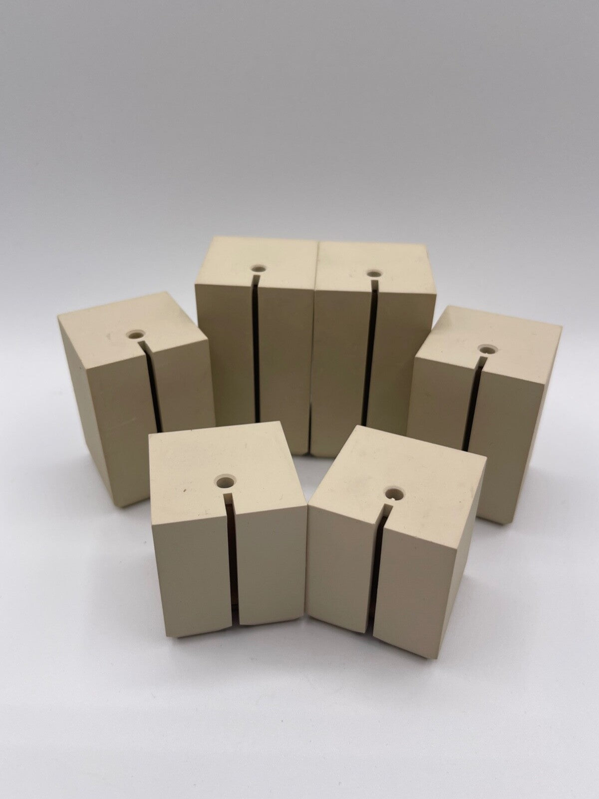 Rolex set 6 espositori orologio vetrina watch displays beige