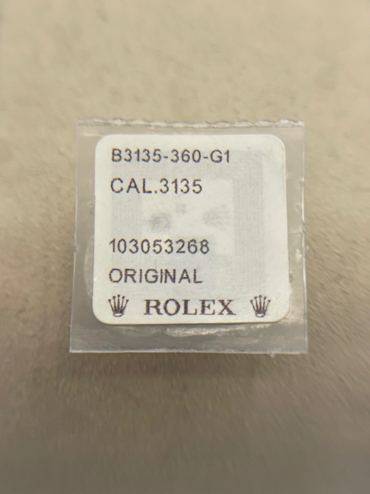 Rolex Submariner Datejust 3130 3135 ricambi orologio watch parts blister