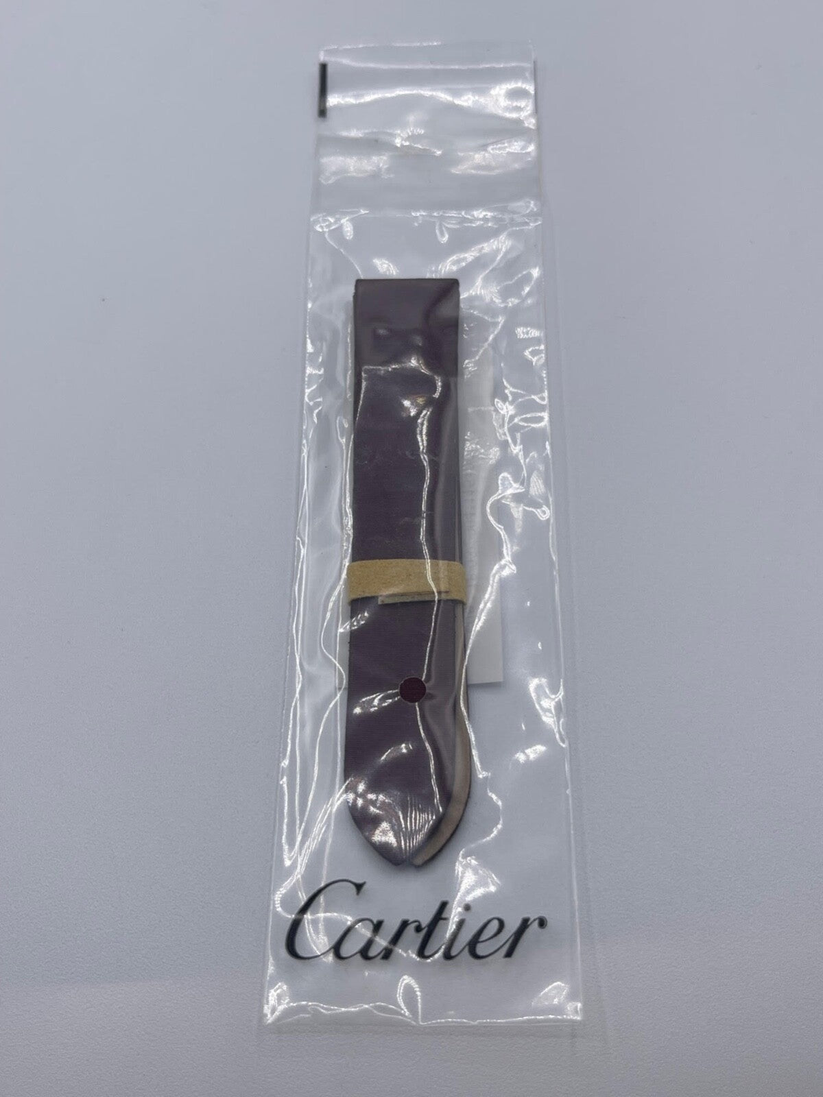 Cartier Tank cinturino orologio watch strap stoffa bordeaux ref.KD25XW65 18/16mm