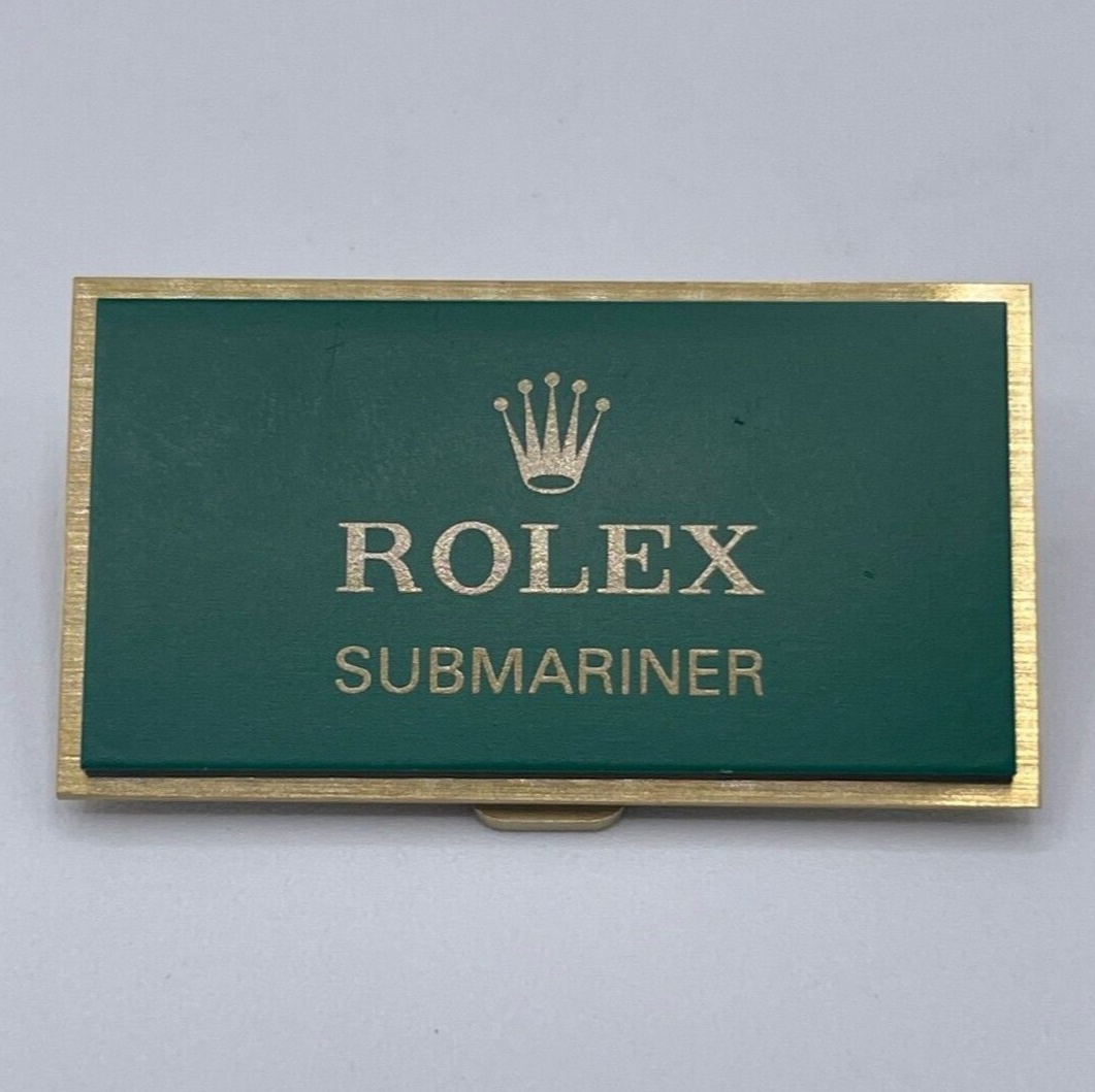 Rolex Submariner Gmt-Master Datejust Explorer targa esposizione display plaque