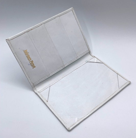 Audemars Piguet porta garanzia warranty holder pelle bianco royal oak vintage
