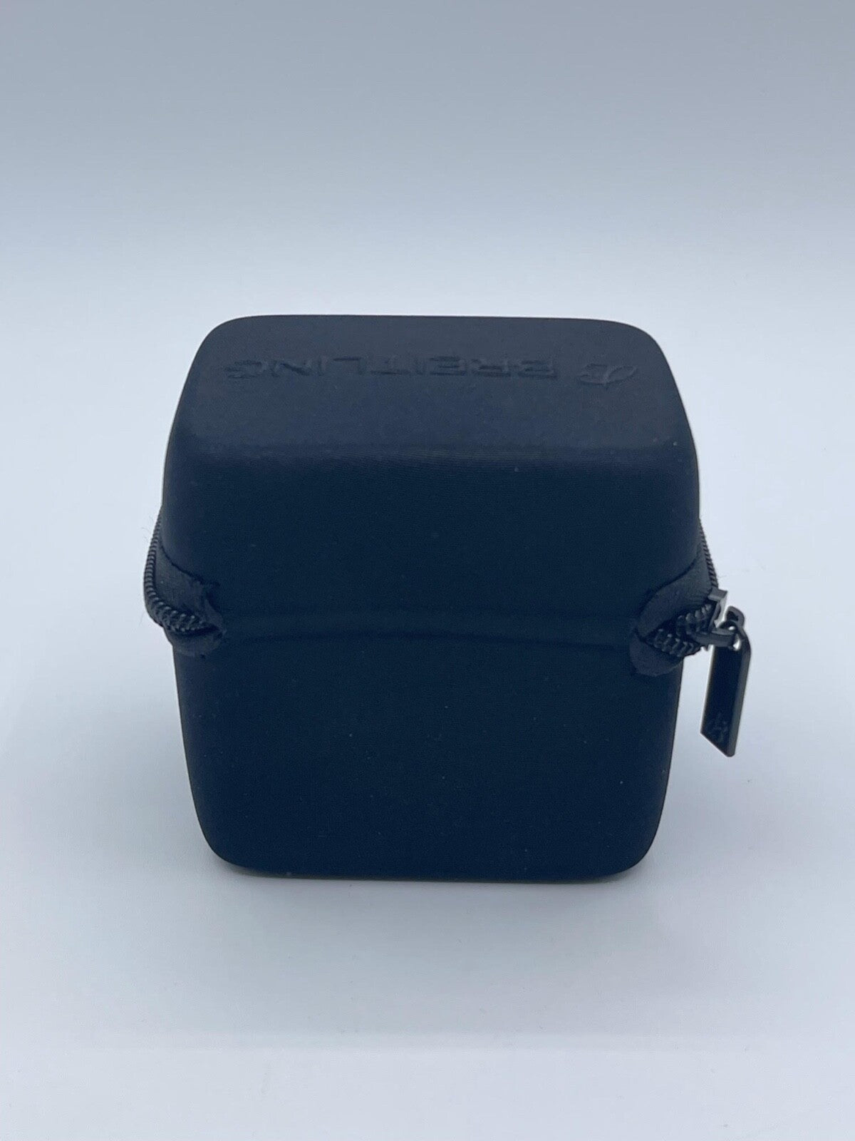 Breitling box viaggio travel box nera black originale + panno cloth