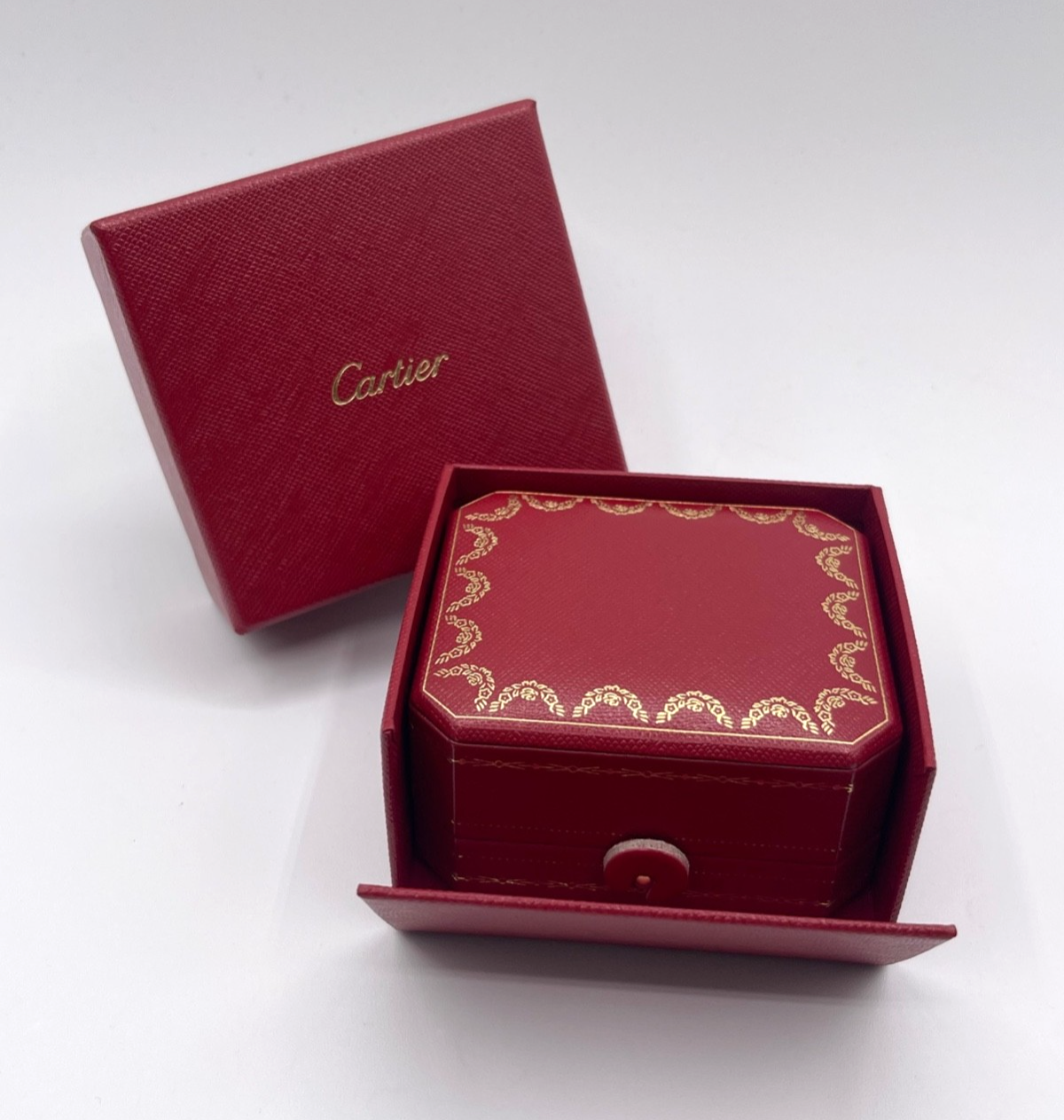 Cartier scatola orecchini earrings box ref CRCO000476 completa