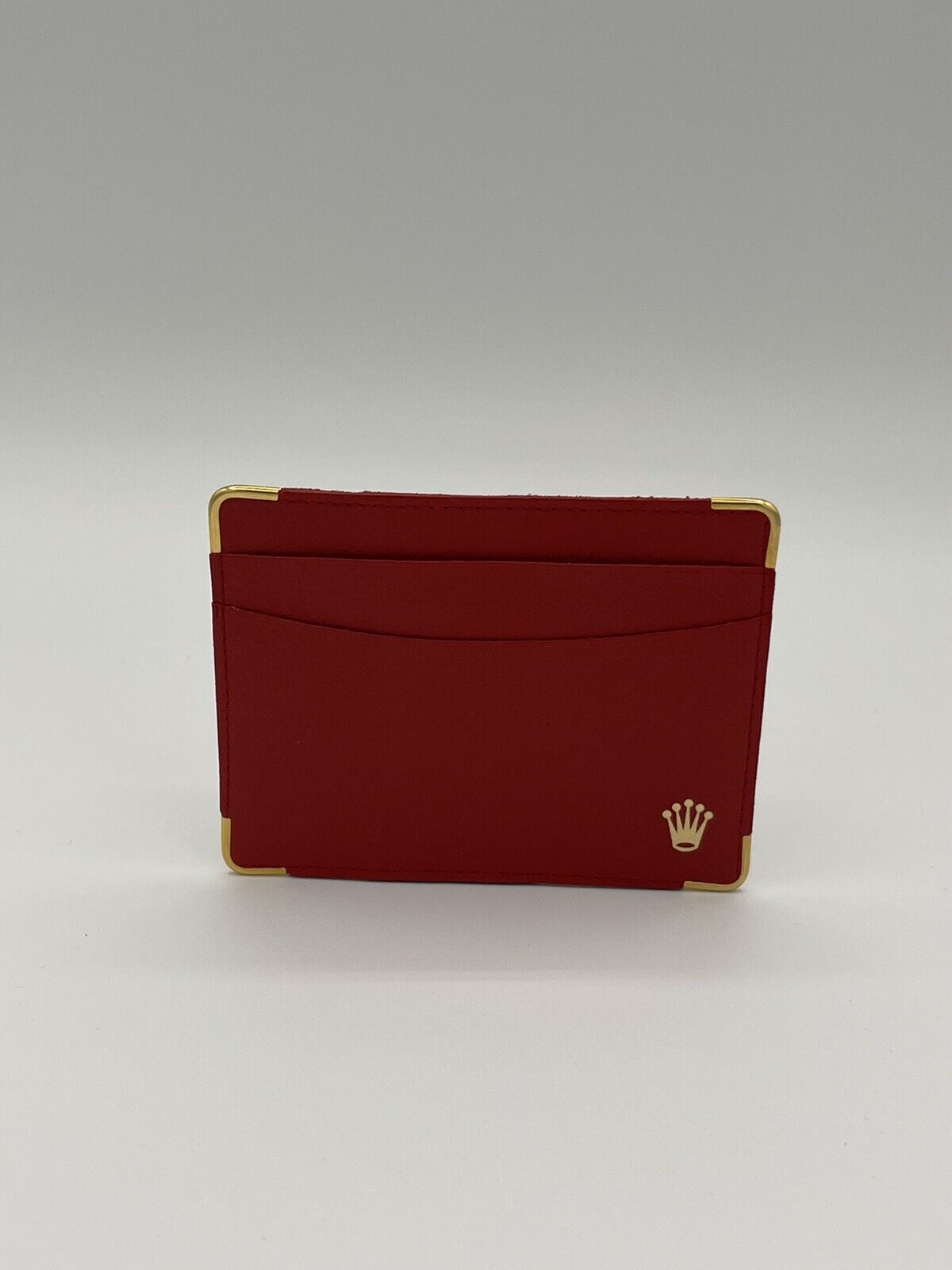 Rolex porta garanzia warranty holder pelle rossa red vintage originale