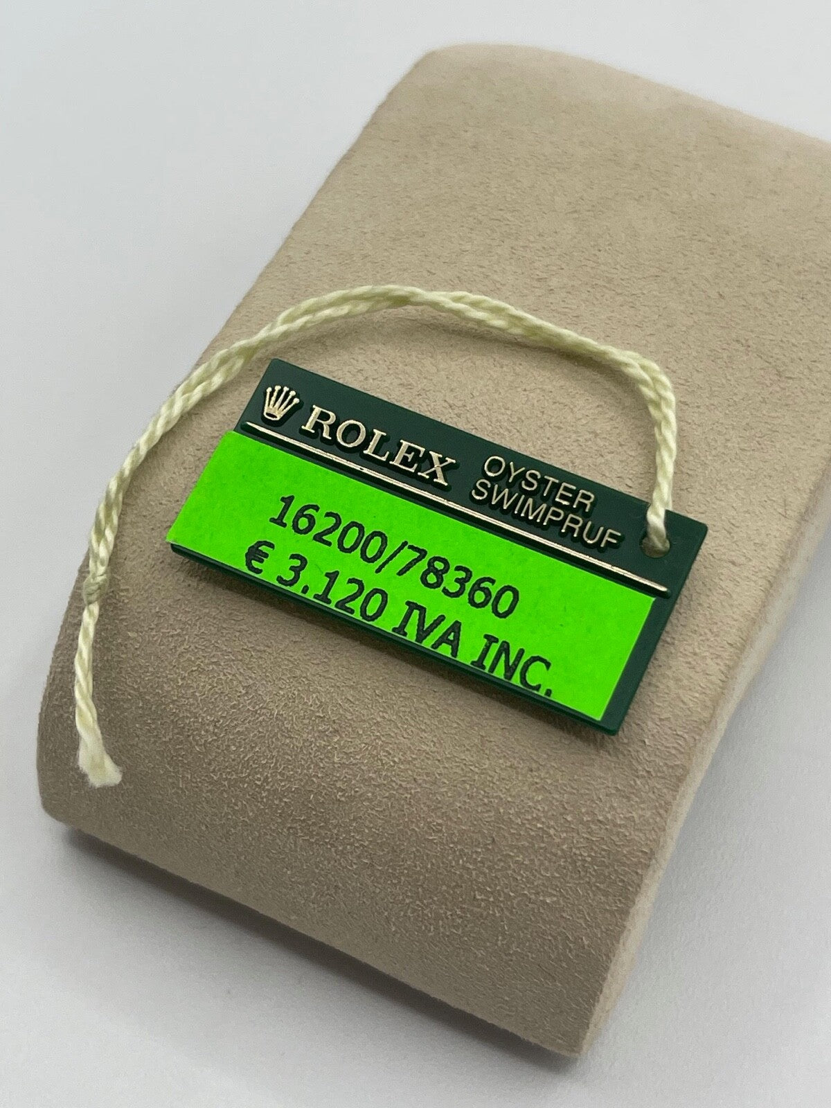 Rolex Submariner Datejust Gmt Yacht Master Oyster cartellino prezzo price tag