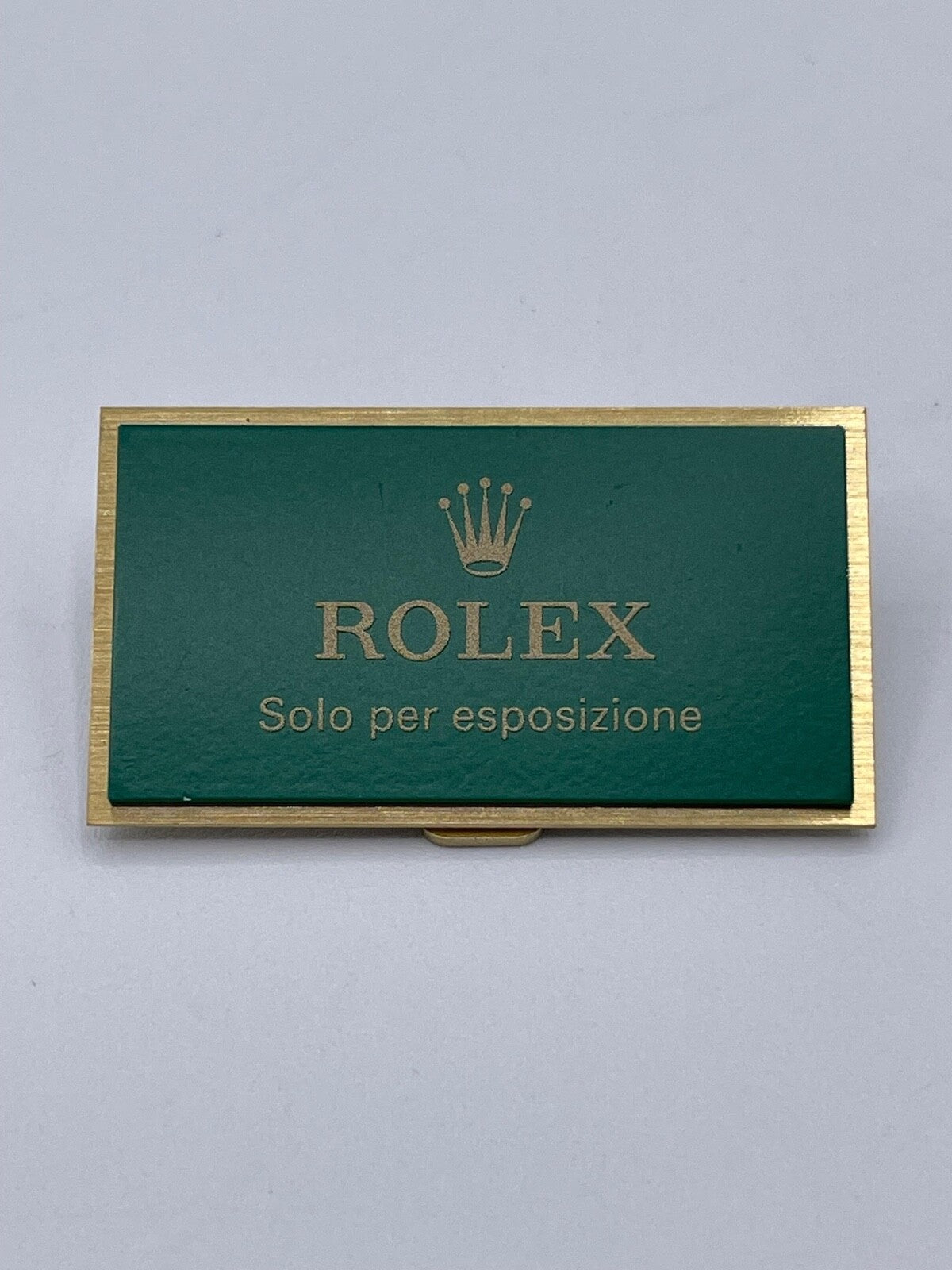 Rolex Submariner Gmt-Master Datejust Explorer targa esposizione display plaque