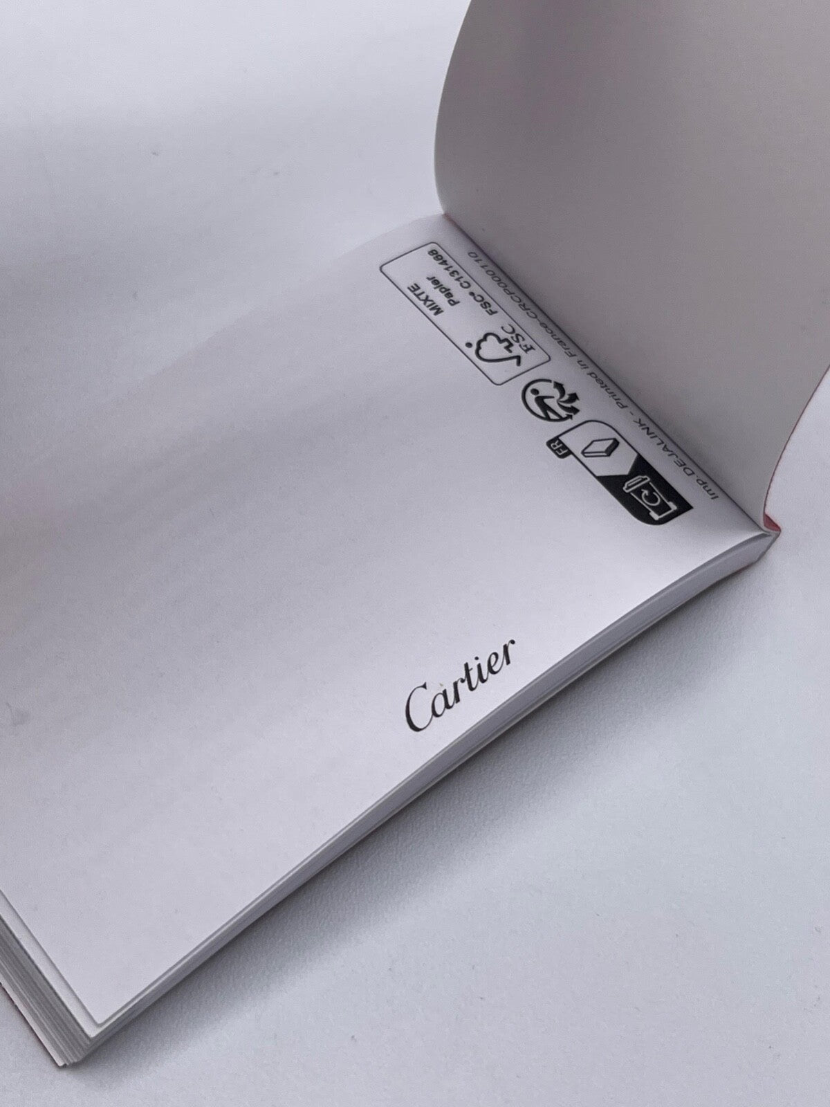 Cartier libretto istruzioni instruction booklet orologi gioielli CRCP000110