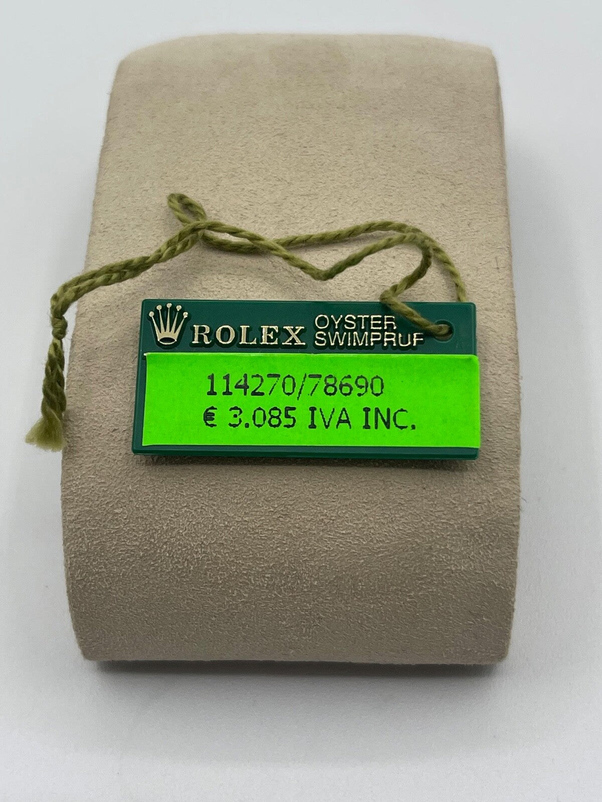 Rolex Submariner Datejust Gmt Yacht Master Oyster cartellino prezzo price tag