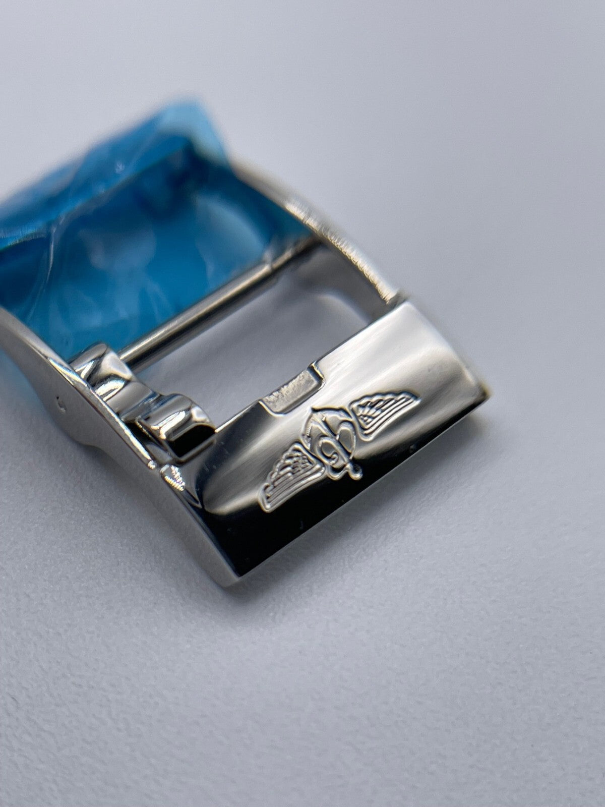 Breitling fibbia buckle acciaio 17 mm originale new