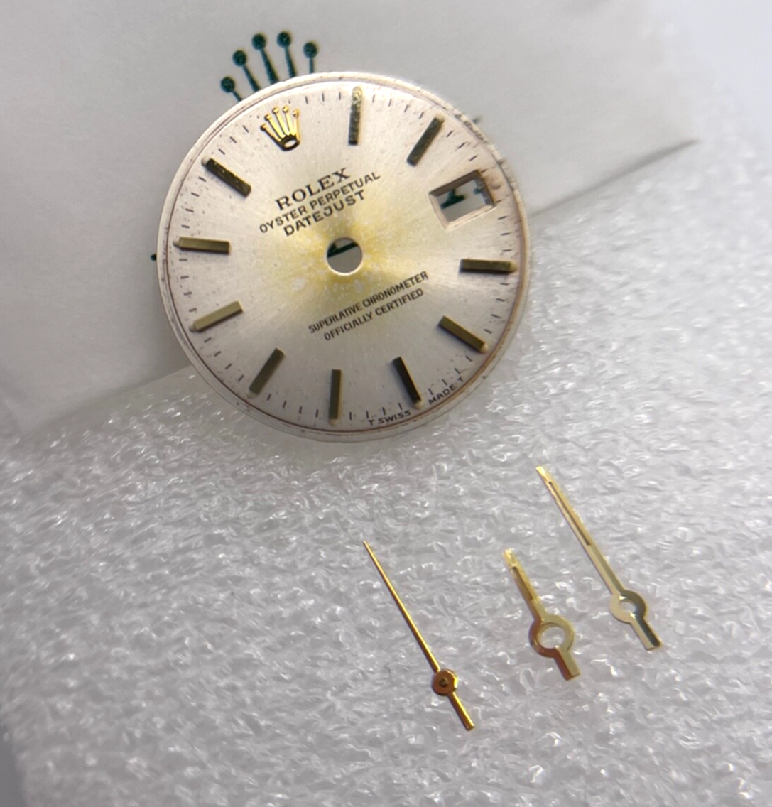 Rolex Datejust Lady 26mm quadrante dial "T swiss made T"+ lancette hands